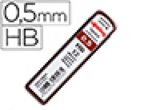 Minas rotring grafite 0,5 mm hb estojo de 12 minas , Rotring , 91033 , 4006856505535
